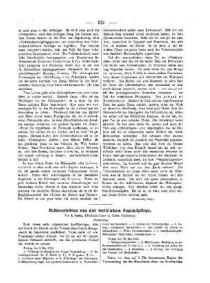Selbsterlebtes aus der weiblichen Jugendpflege : (Fortsetzung)