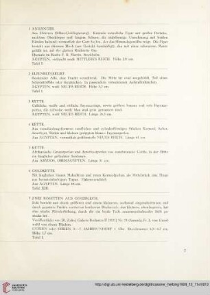 [Antike Schmucksachen und Gegenstände der Kleinkunst in Gold, Edelstein, Halbedelstein, Glas, Bronze usw.] (Nr. 1-126)