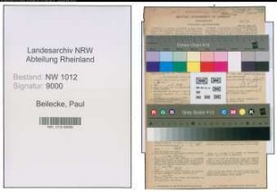 Entnazifizierung Paul Beilecke , geb. 29.01.1891 (Verwaltungsinspektor)