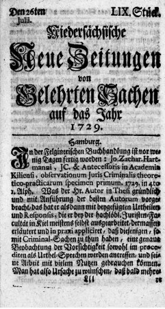 LIX. Stück.