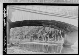 Landesbauamt Sigmaringen - Umbau der Nepomukbrücke (Bauhofbrücke); Brückenunterseite