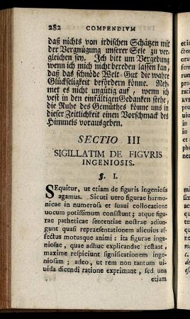 Sectio III. Sigillatim De Figuris Ingeniosis.