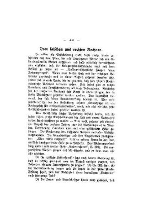 Vom falschen und rechten Rechnen