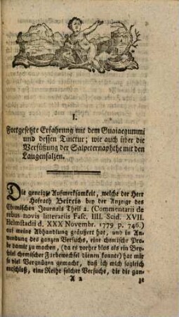 Chemisches Journal für die Freunde der Naturlehre, Arzneygelahrtheit, Haushaltungskunst und Manufacturen. 6. 1781
