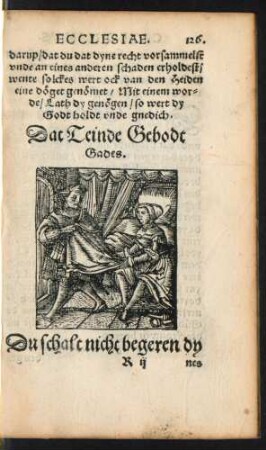 Dat Teinde Gebodt Gades.