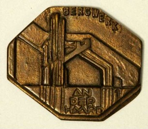 Medaille zur Einweihung des Bergwerks An der Haard
