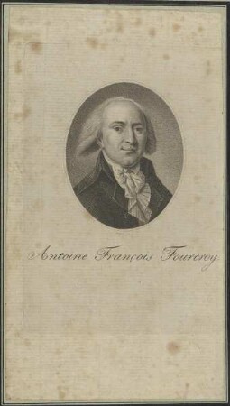 Bildnis des Antoine Francois Fourcroy