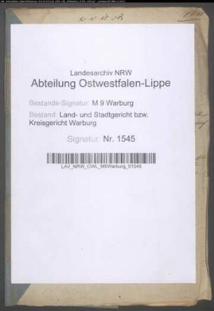 Erblasser: Wiemers, Anna Maria, geb. Engemann: