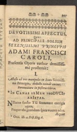 Devotissimi affectus
