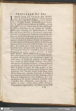 Privilege Du Roy