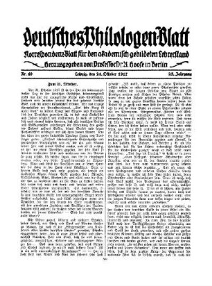 Zum 31. Oktober