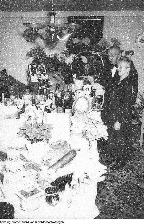 Goldene Hochzeit in Frauenstein, November 1954