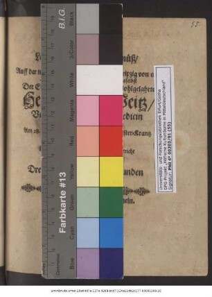 Lob- und Ehren-Gedächtnüß/ Als Auff der weitberühmten Universität zu Leipzig von einer Hochlöbl. Philosophischen Facultät daselbst ... Herr Jacob Weitz/ Von Schmalkalden der Medicin Befliessener Am 28. Tag des Jenners mit dem Magister-Krantz beehret und beschencket ward/ Zu Erfreulicher Glückwünschung aufgericht und überreichet von Dreyen wohlbekandten Freunden und Lands-leuten