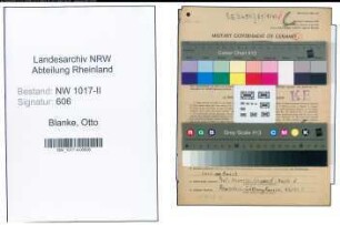 Entnazifizierung Otto Blanke , geb. 25.04.1886 (Handelsvertreter)