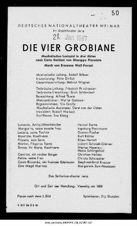 Die vier Grobiane