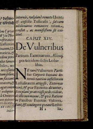 Caput XIV. Caput XVI.