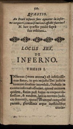 Locus XIIX. De Inferno.