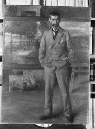 Porträt des Malers Hermann Eichfeld