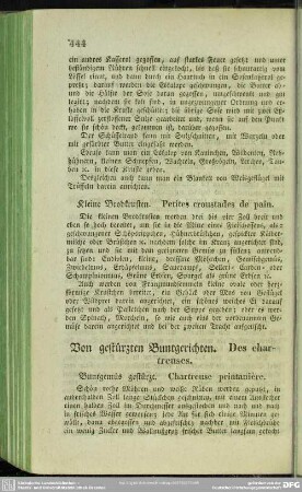 Von gestürzten Buntgerichten