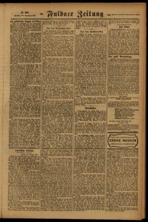 Zweite Ausgabe vom Freitag, den 30. Dezember 1921.