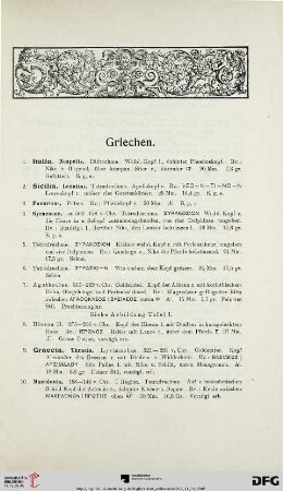 Griechen (Nr. 1-36)