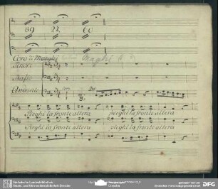 Coro: "Pieghi la fronte altera"