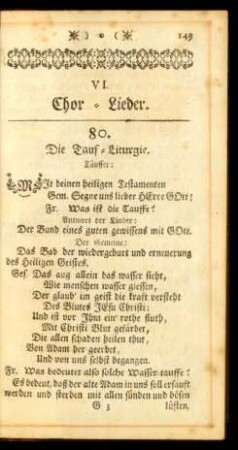 VI.. Chor-Lieder