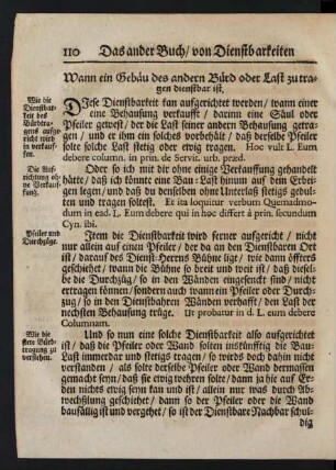Wann ein Gebäu des andern Bürd oder Last zu tragen dienstbar ist