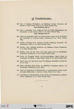 g) Emailarbeiten (Nr. 482-492)