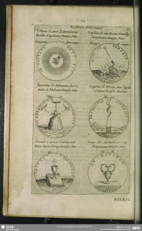[Hierographia Pontificum Romanorum]