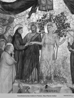 Vierungsgewölbe : Allegorie der Armut