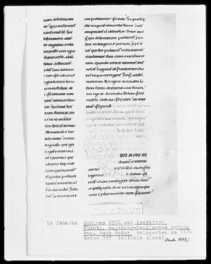 Sogenannter Cuno-Codex — Initiale Q(uod), Folio 337