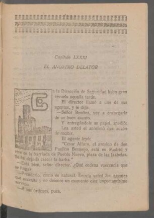 Capítulo LXXXI - El anónimo delator