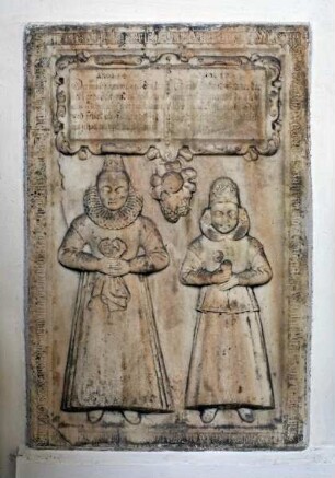 Epitaph der beiden Kinder des Ratsherrn Philipp Silberschmidt (gest. 1632)