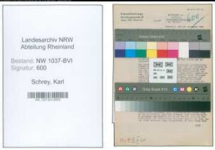 Entnazifizierung Karl Schrey , geb. 27.04.1909 (Angestellter)