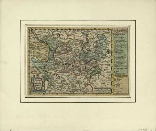 Reise Charte durch das Churfürstenthum Brandenburg
