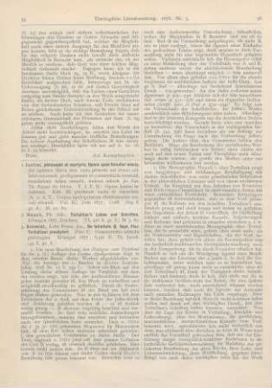55-59 [Rezension] Otto, Jo. Car. Th. Eques de (Ed.), Justini, philosophi et martyris, Opera quae feruntur omnia. Tom. I, Pars II.: Opera Justini indubitata. Editio tertia plurimum aucta et emendata