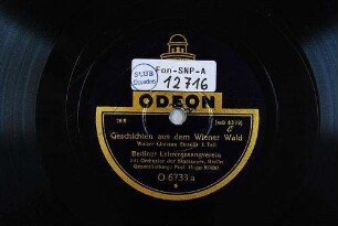 Geschichten aus dem Wienerwald : Walzer; I. Teil / (Johann Strauß)