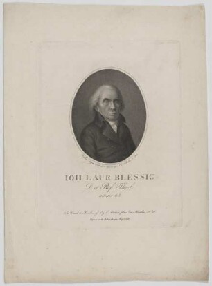 Bildnis des Ioh. Laur. Blessig