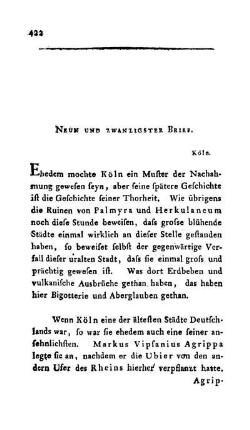 Neun Und Zwanzigster Brief.