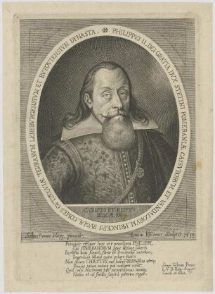 Bildnis Philippvs II., Dei Gratia Dvx Stettini Pomeraniae