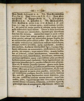11-14, Von Fuerstl. Rescripten x.x. VII. ...