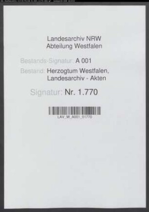 Errichtung einer Apotheke in Geseke