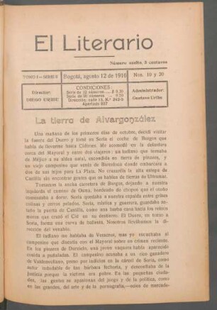 1916,1,19: serie 2, tomo 1, número 19/20 (agosto 12 de 1916)