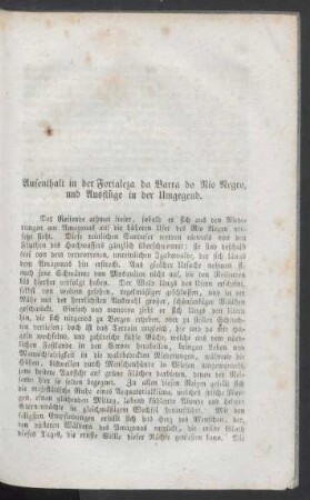 Aufenthalt in der Fortaleza da Barra do Rio Negro, [...].