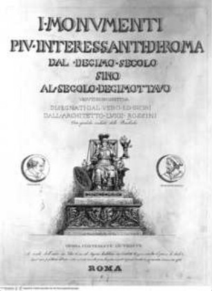 I monumenti più interessanti di Roma ..., Titelblatt