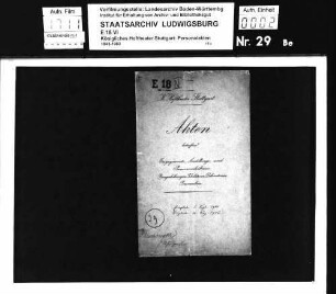 Benzinger, Ernst August (*01.03.1867 in Hannover); Hofschauspieler; ausgesch.: 1903