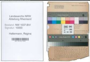 Entnazifizierung Regina Hallermann , geb. 05.01.1900 (Lehrerin)