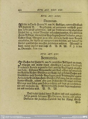 Num. Act. XXIV. Decretum