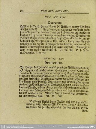 Num. Act. XXIV. Decretum